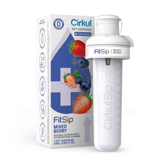 Cirkul FitSip Mixed Berry Flavor Cartridge, Drink Mix, 1-Pack