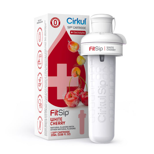 Cirkul FitSip White Cherry Flavor Cartridge, Drink Mix, 1-Pack