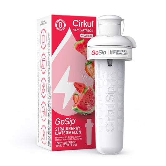 Cirkul GoSip Strawberry Watermelon Flavor Cartridge, Drink Mix, 1-Pack