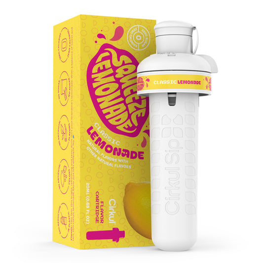 Cirkul Squeeze Classic Lemonade Flavor Cartridge, Drink Mix, 1-Pack