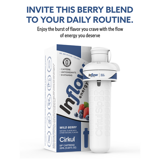 Cirkul Inflow Wild Berry Flavor Cartridge, Drink Mix, 1-Pack